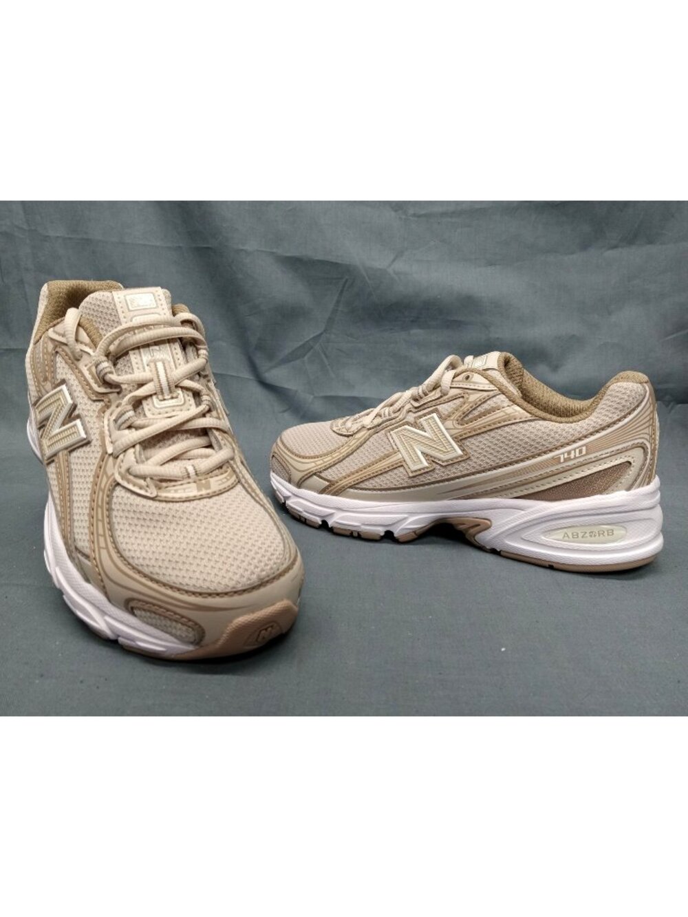 New Balance 740 Lace (GS) Sneakers Grey Grey G740543 Boys Size 5 NEW IN BOX!